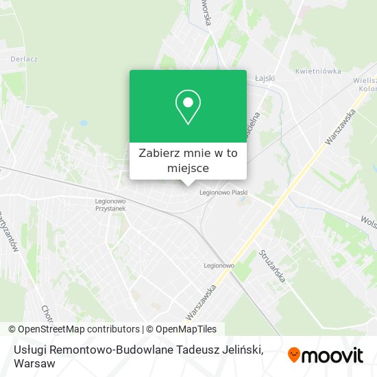 Mapa Usługi Remontowo-Budowlane Tadeusz Jeliński