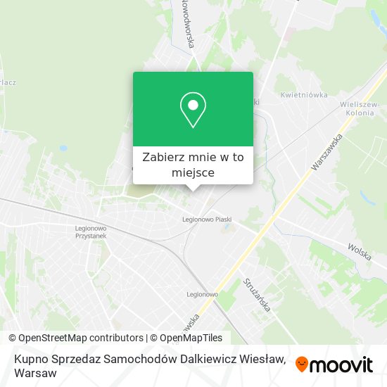 Mapa Kupno Sprzedaz Samochodów Dalkiewicz Wiesław