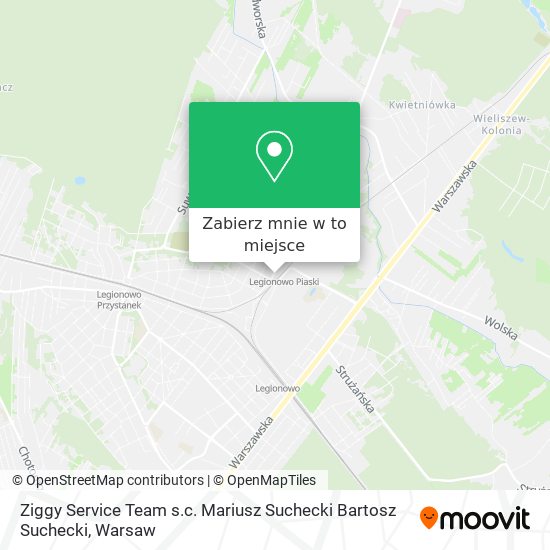 Mapa Ziggy Service Team s.c. Mariusz Suchecki Bartosz Suchecki