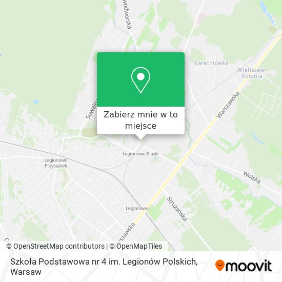 Mapa Szkoła Podstawowa nr 4 im. Legionów Polskich