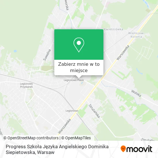 Mapa Progress Szkoła Języka Angielskiego Dominika Siepietowska
