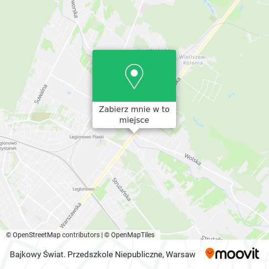 Mapa Bajkowy Świat. Przedszkole Niepubliczne