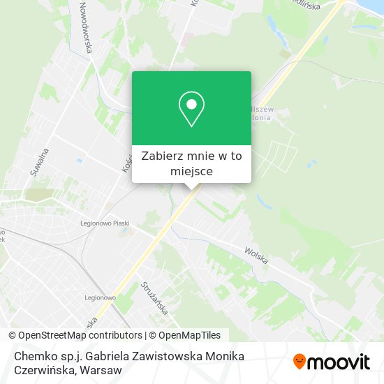 Mapa Chemko sp.j. Gabriela Zawistowska Monika Czerwińska