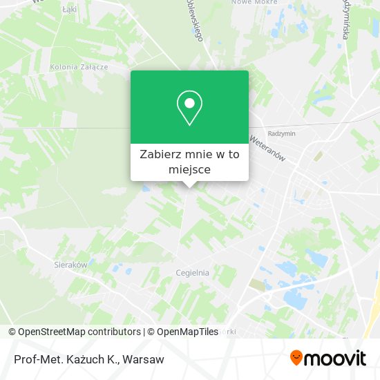 Mapa Prof-Met. Każuch K.