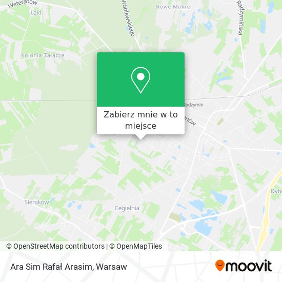 Mapa Ara Sim Rafał Arasim