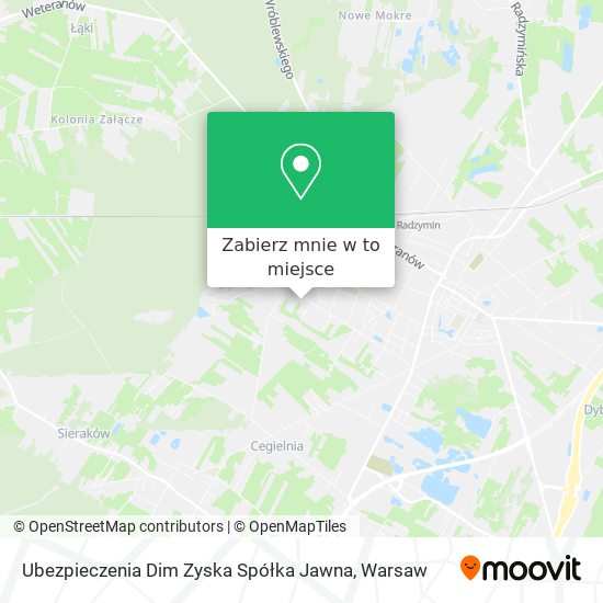 Mapa Ubezpieczenia Dim Zyska Spółka Jawna