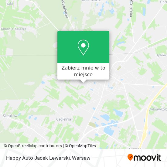 Mapa Happy Auto Jacek Lewarski