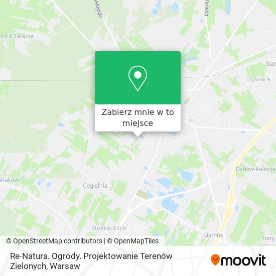 Mapa Re-Natura. Ogrody. Projektowanie Terenów Zielonych