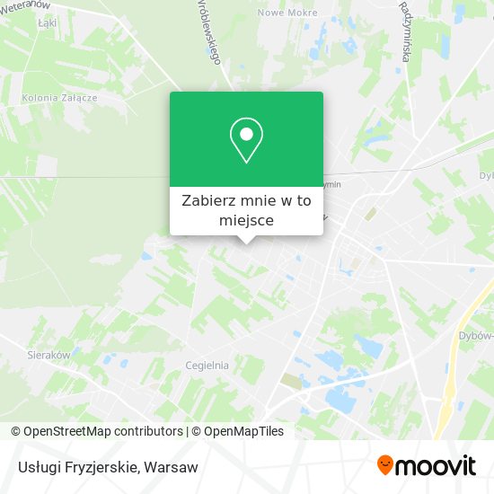 Mapa Usługi Fryzjerskie