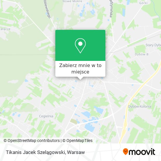 Mapa Tikanis Jacek Szelągowski