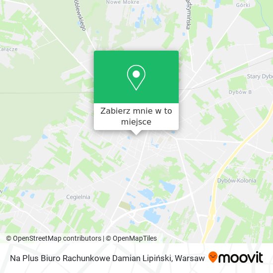 Mapa Na Plus Biuro Rachunkowe Damian Lipiński