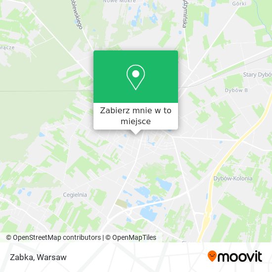 Mapa Zabka