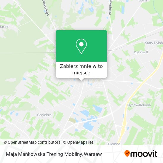 Mapa Maja Mańkowska Trening Mobilny