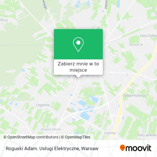 Mapa Roguski Adam. Usługi Elektryczne