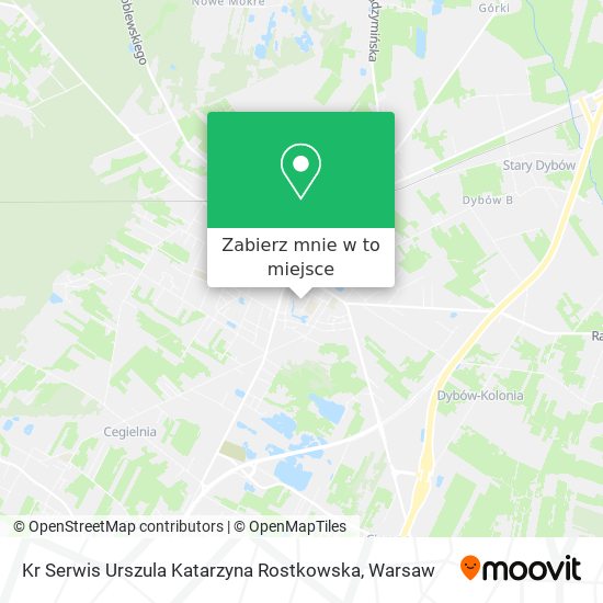 Mapa Kr Serwis Urszula Katarzyna Rostkowska