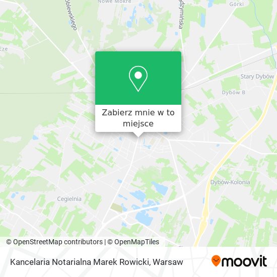 Mapa Kancelaria Notarialna Marek Rowicki