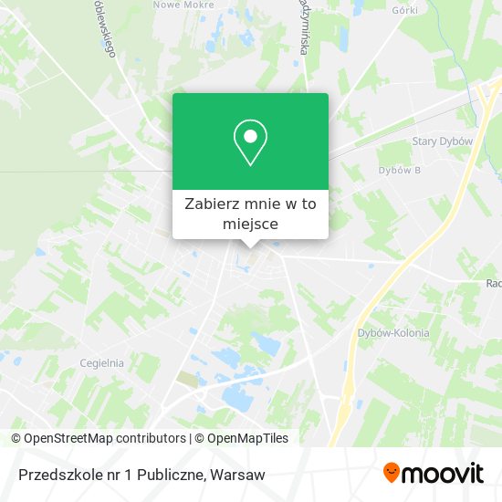 Mapa Przedszkole nr 1 Publiczne