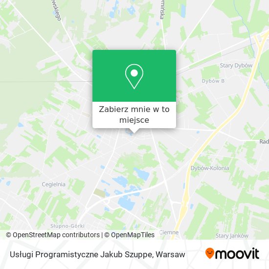 Mapa Usługi Programistyczne Jakub Szuppe