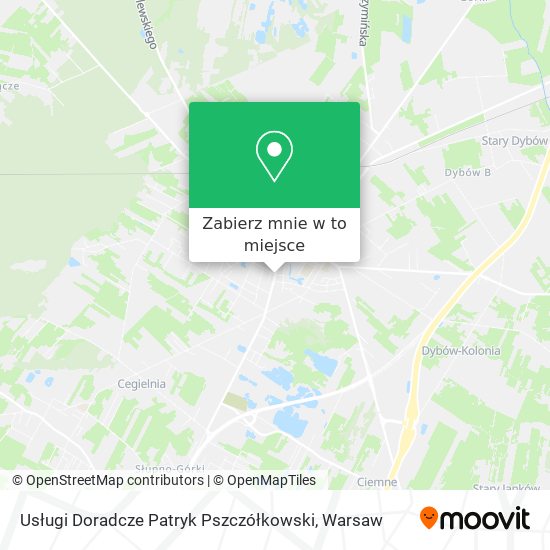 Mapa Usługi Doradcze Patryk Pszczółkowski