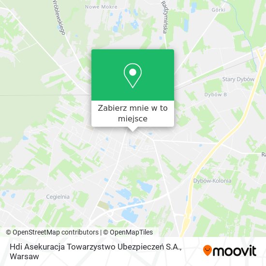 Mapa Hdi Asekuracja Towarzystwo Ubezpieczeń S.A.