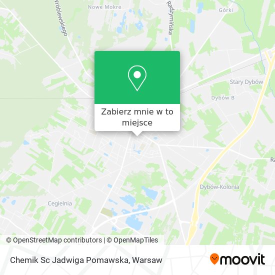 Mapa Chemik Sc Jadwiga Pomawska