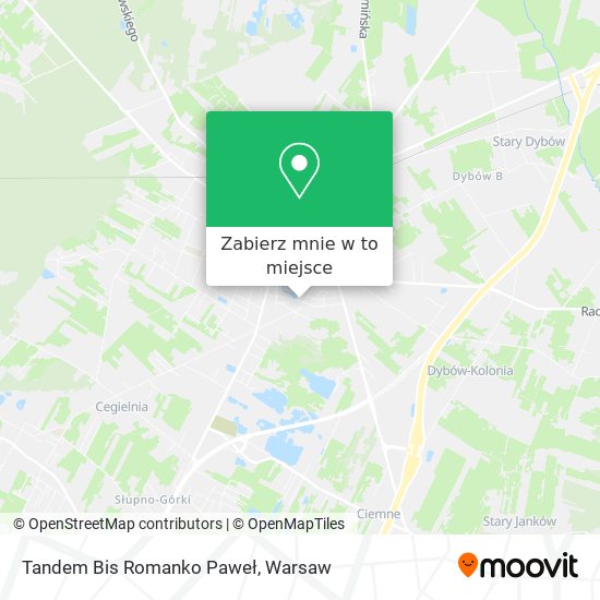 Mapa Tandem Bis Romanko Paweł