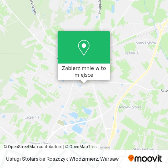 Mapa Usługi Stolarskie Roszczyk Włodzimierz