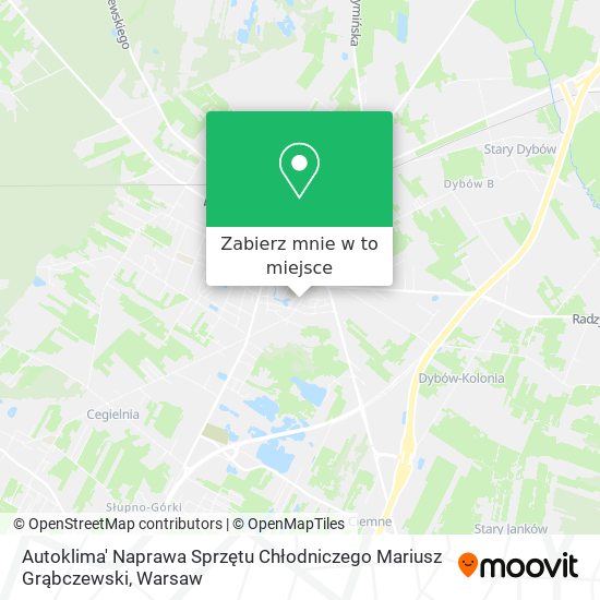 Mapa Autoklima' Naprawa Sprzętu Chłodniczego Mariusz Grąbczewski