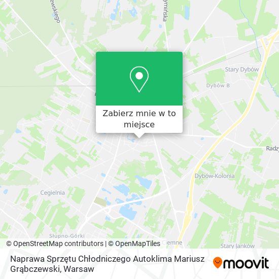 Mapa Naprawa Sprzętu Chłodniczego Autoklima Mariusz Grąbczewski