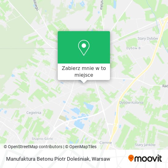 Mapa Manufaktura Betonu Piotr Doleśniak