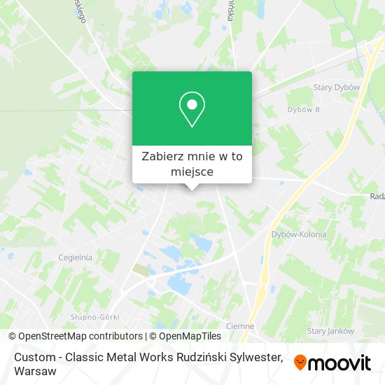 Mapa Custom - Classic Metal Works Rudziński Sylwester