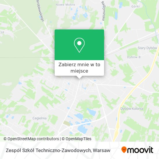 Mapa Zespół Szkół Techniczno-Zawodowych