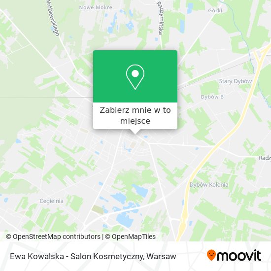 Mapa Ewa Kowalska - Salon Kosmetyczny