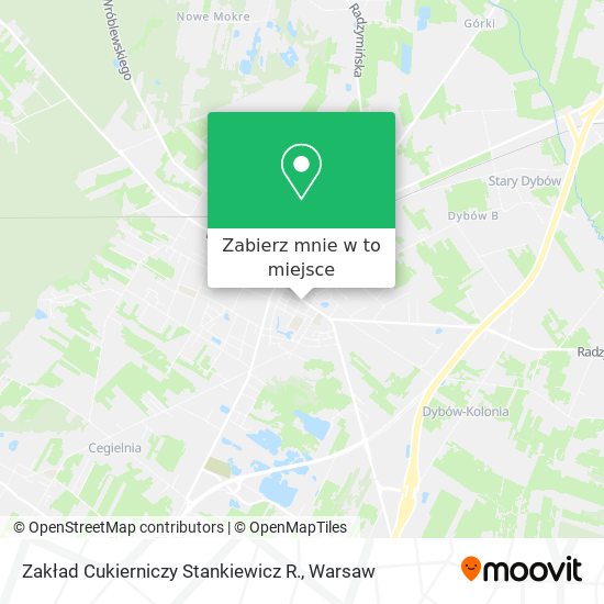 Mapa Zakład Cukierniczy Stankiewicz R.