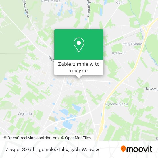 Mapa Zespół Szkół Ogólnokształcących