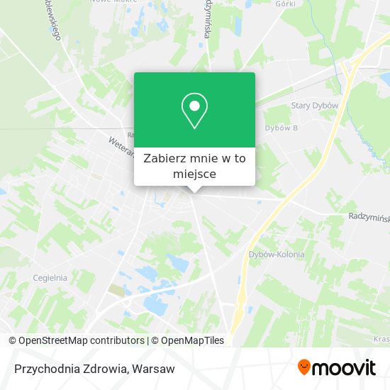 Mapa Przychodnia Zdrowia