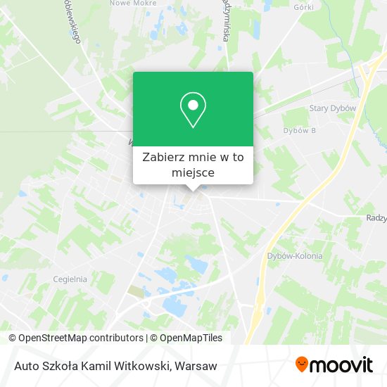 Mapa Auto Szkoła Kamil Witkowski