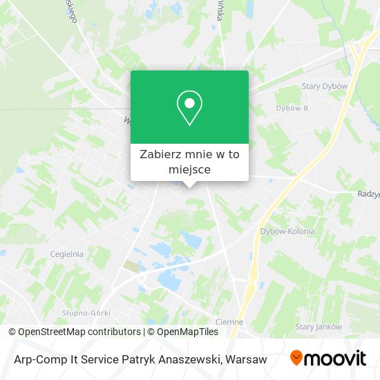 Mapa Arp-Comp It Service Patryk Anaszewski