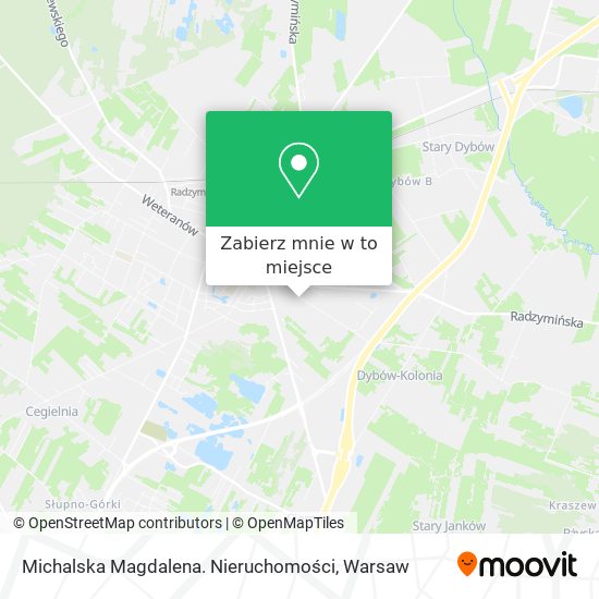 Mapa Michalska Magdalena. Nieruchomości