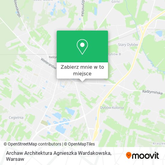 Mapa Archaw Architektura Agnieszka Wardakowska