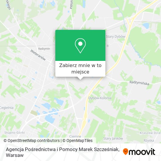 Mapa Agencja Pośrednictwa i Pomocy Marek Szcześniak