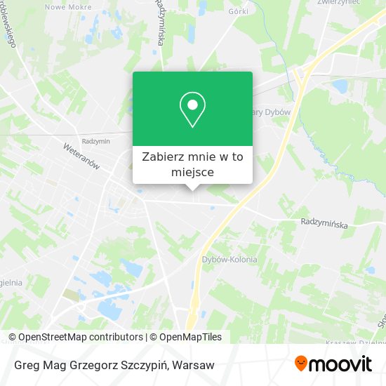 Mapa Greg Mag Grzegorz Szczypiń