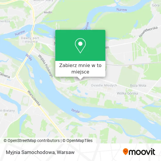 Mapa Myjnia Samochodowa