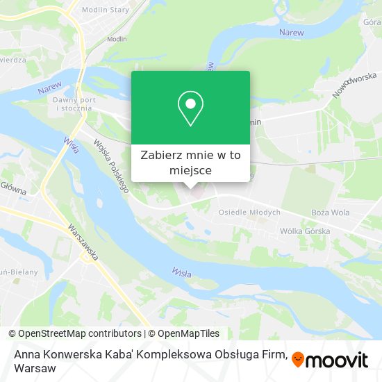 Mapa Anna Konwerska Kaba' Kompleksowa Obsługa Firm