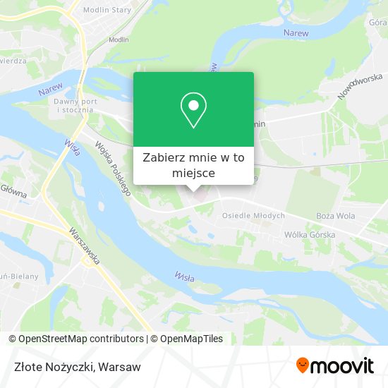 Mapa Złote Nożyczki