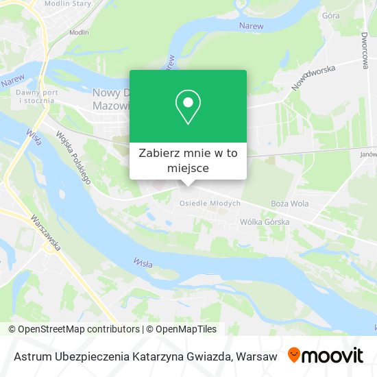 Mapa Astrum Ubezpieczenia Katarzyna Gwiazda