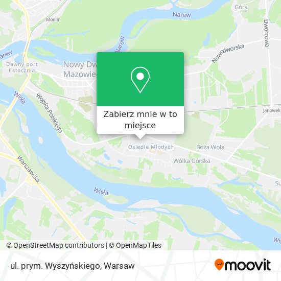 Mapa ul. prym. Wyszyńskiego