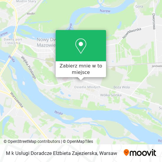 Mapa M k Usługi Doradcze Elżbieta Zajezierska