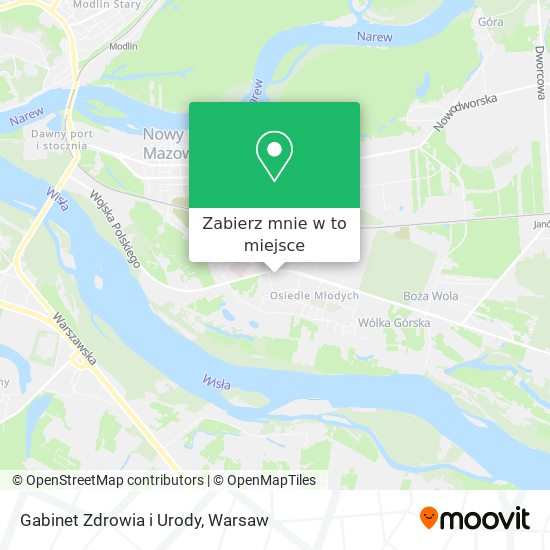 Mapa Gabinet Zdrowia i Urody