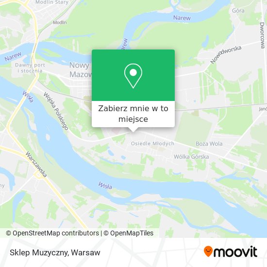 Mapa Sklep Muzyczny